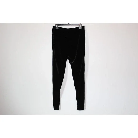 Soft Surroundings Velvet Stretch Pull On Pants Black Women's Size Large H14242 - Picture 4 of 8